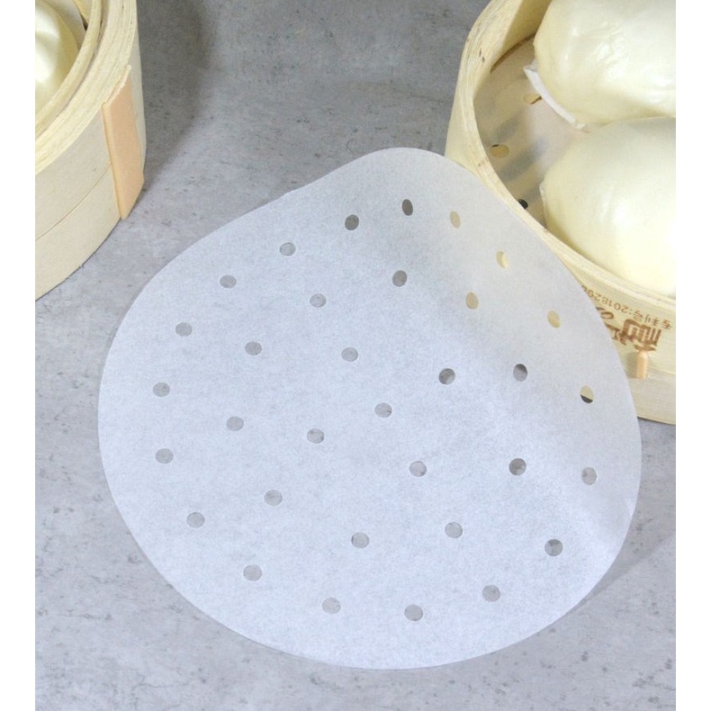 Giấy lót thấm dầu nồi chiên tròn vuông cắt sẵn các size 16cm, 20cm chống dính