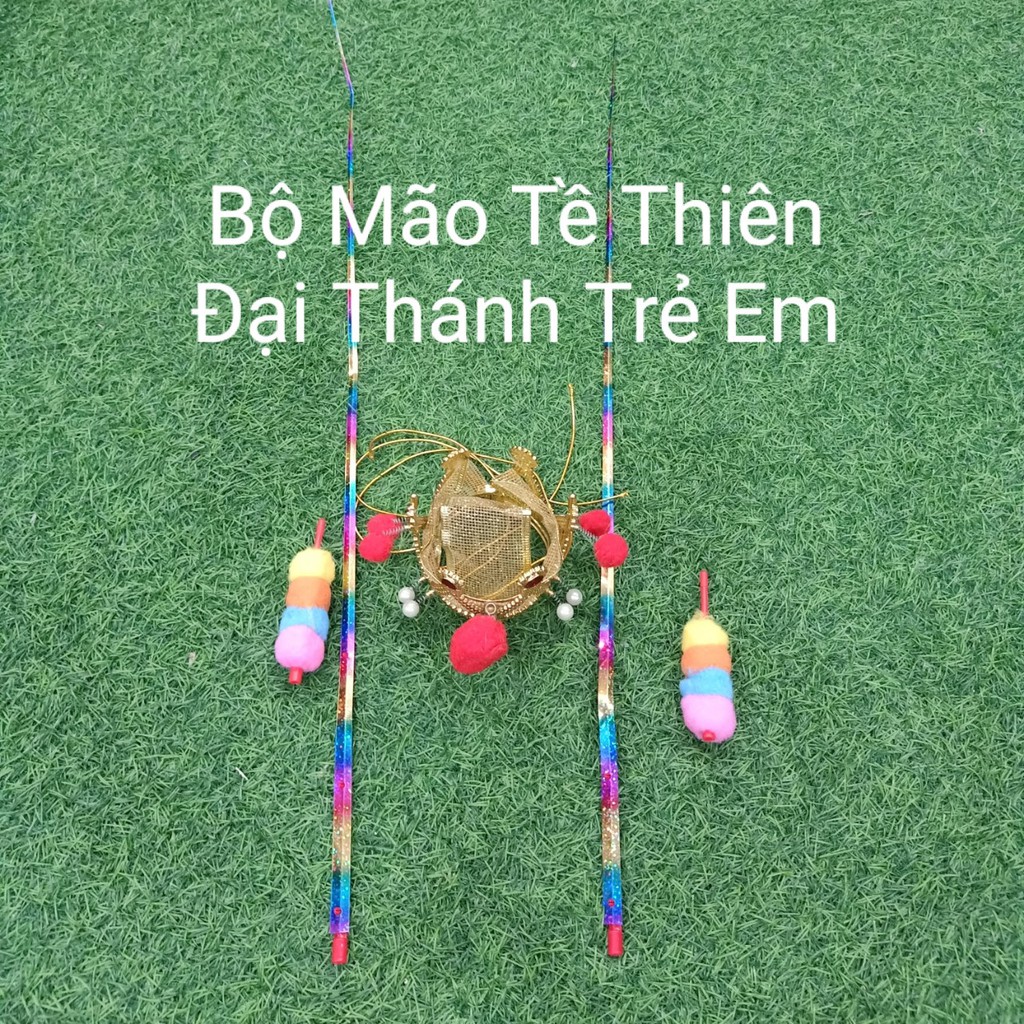 Mặt Nạ Tôn Ngộ Không Mặt Nạ Tề Thiên Trẻ Em Gậy Như Ý Mão Tôn Ngộ Không Găng Tay Lông Tôn Ngộ Không Trẻ Em