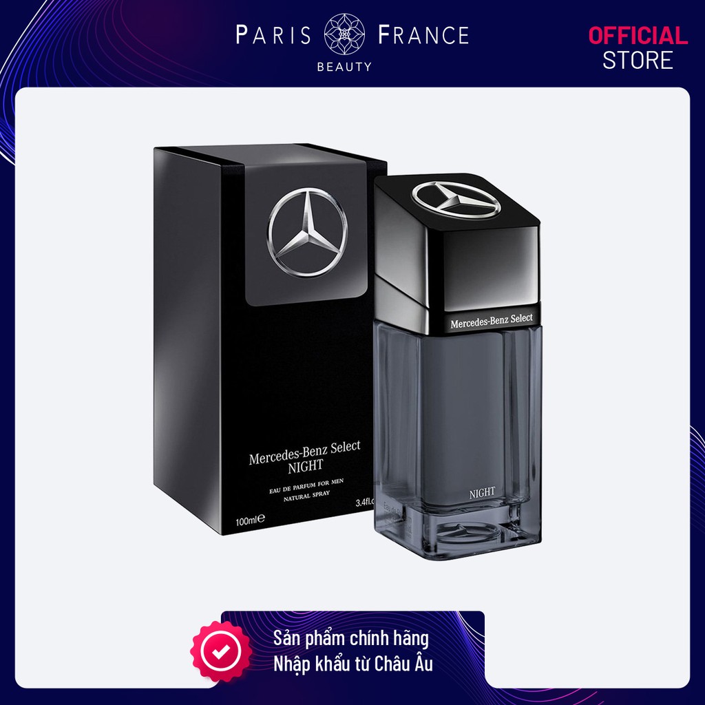 Paris France Beauty - Nước Hoa Nam Mercedes-Benz Man Select Night EDP