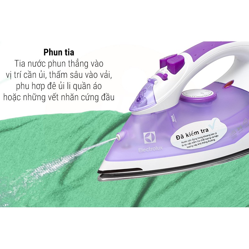 Bàn ủi hơi nước cao cấp Electrolux ESI4015 - Phân phối chính hãng