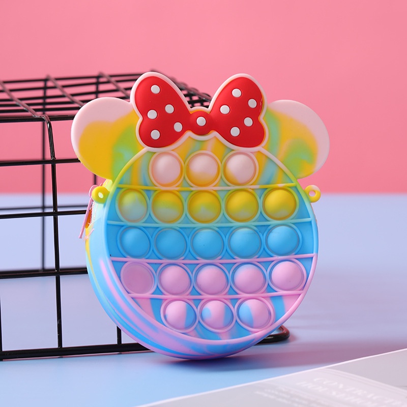 Túi Đeo Chéo Hình Chuột Mickey Nhiều Màu Sắc Dễ Thương