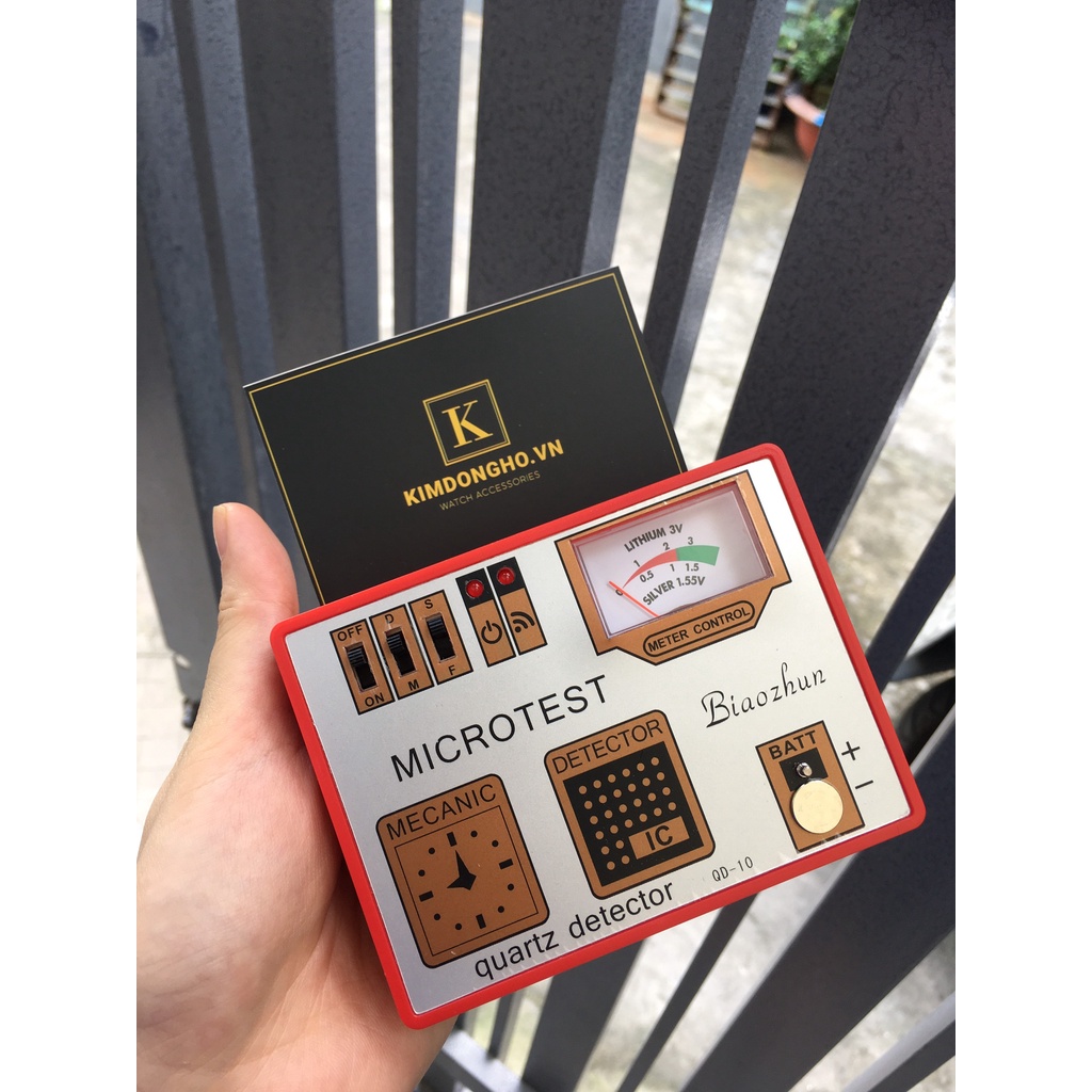 Máy QD-10 đo pin và IC, máy khử từ, test IC, nhiều chức năng dùng cho đồng hồ Quartz