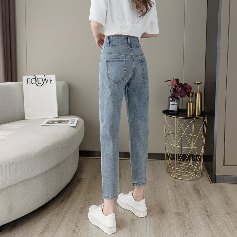 Jiashucheng Quần Cạp Cao Dáng Ôm Nhỏ Nhắn Phong Cách Mới