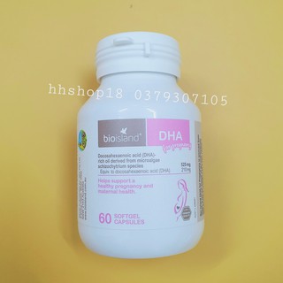 Viên uống DHA bầu Bioisland for Pregnancy 60 viên Úc - mẫu mới