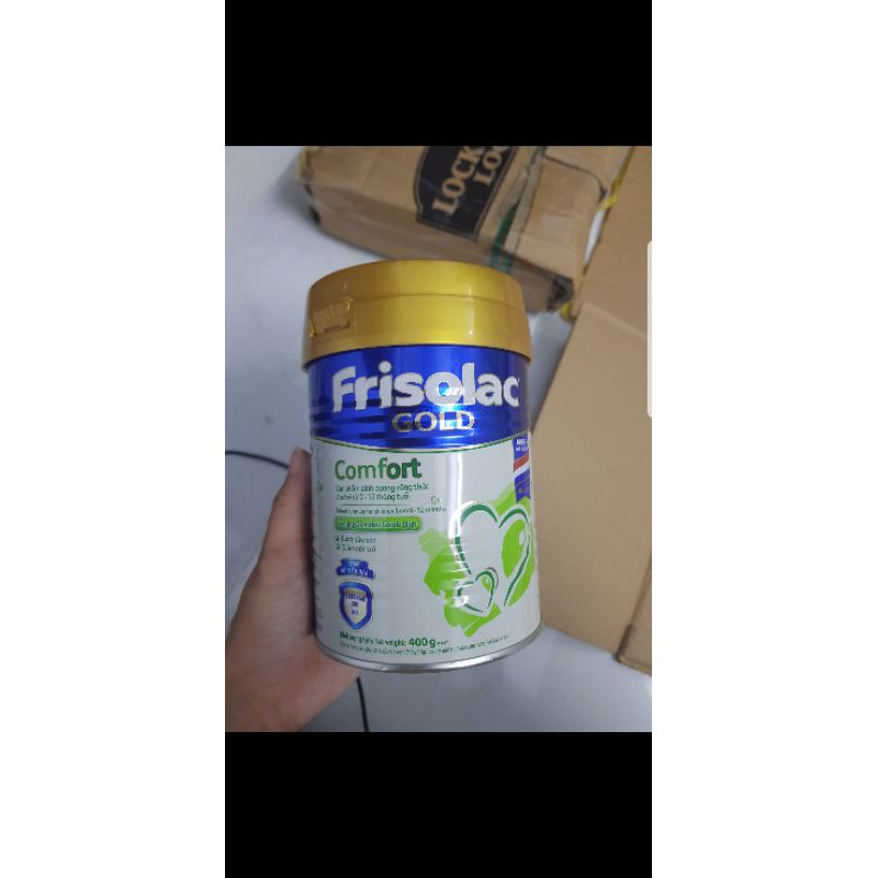 Sữa bột Frisolac gold comfort dành cho trẻ bị nôn trớ và táo bón