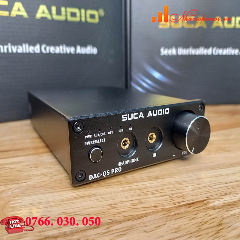 BỘ GIẢI MÃ DAC SUCA-AUDIO Q5PRO HÀNG CHÍNH HÃNG 32BIT/BLUETOOTH 5.0