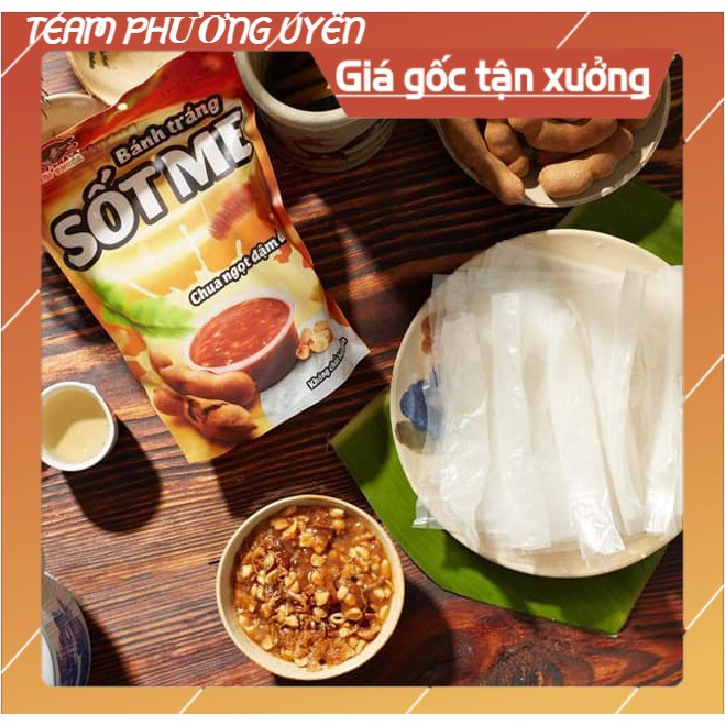 SALE SỐC-Bánh tráng me ABi mua 3 bịch tặng 1 kẹp tóc thời trang