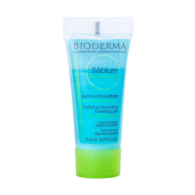 Mẫu thử gel rửa mặt Bioderma Gel Moussant 8ml