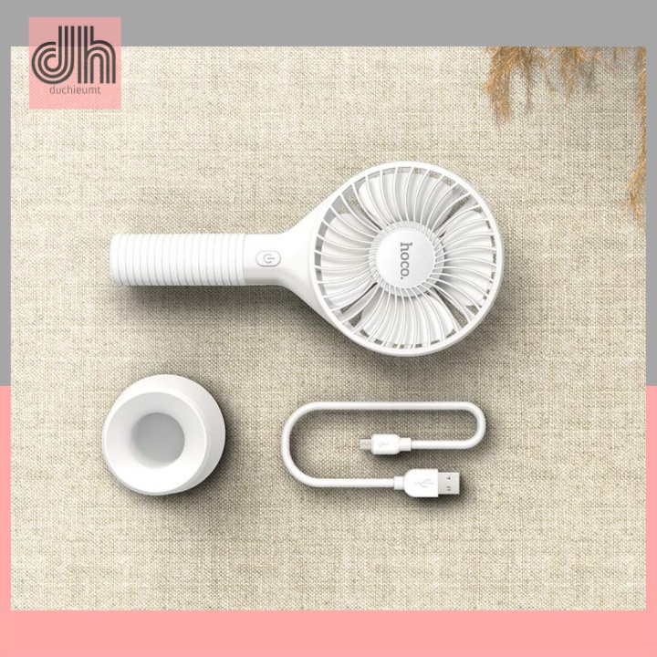 Quạt tích điện mini du lịch Hoco F13