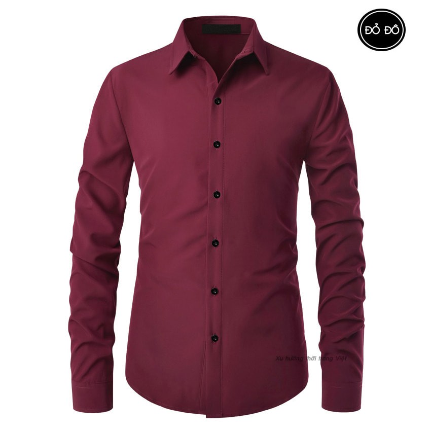 Áo sơ mi nam đẹp unisex trơn form rộng vừa áo trắng đi học nam vải mịn mềm mại phong cách Hàn Quốc Oreno | BigBuy360 - bigbuy360.vn