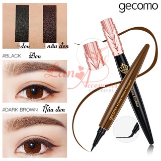 Bút kẻ mắt nước lâu trôi GECOMO Protean Eyeliner LA-203001 nét mảnh dễ kẻ màu đen màu nâu đen