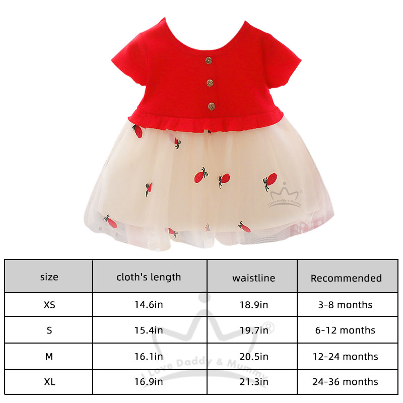 Đầm Xòe Công Chúa Vải Cotton Cho Bé Gái