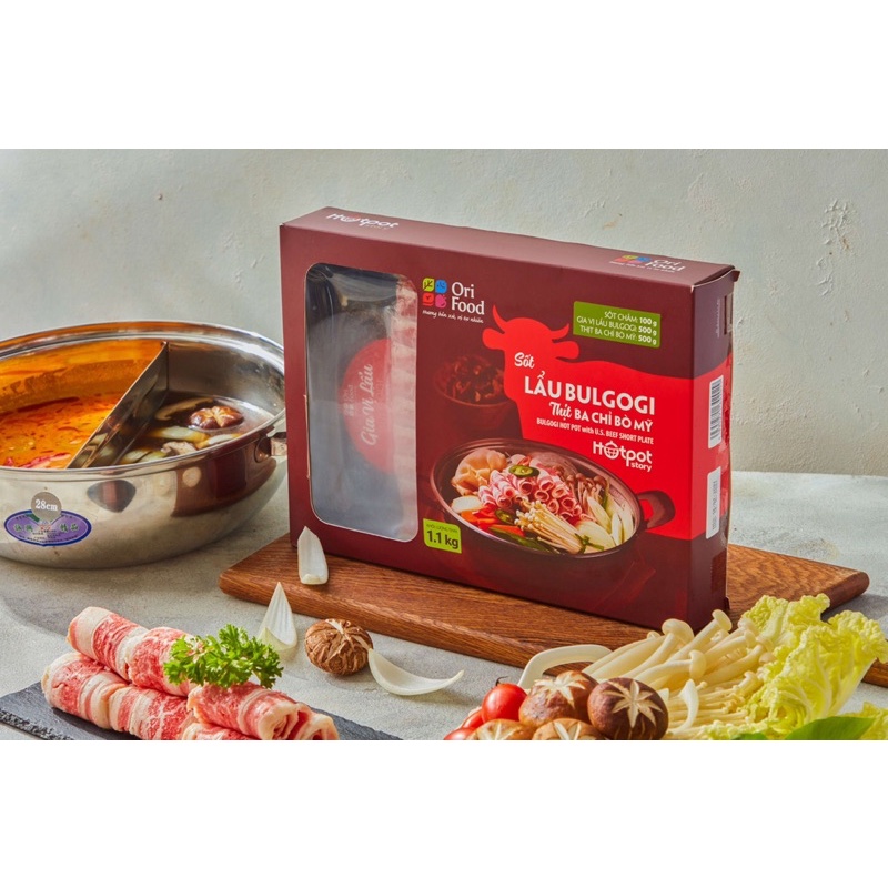 Lẩu Bulgogi ba chỉ bò Mỹ 1.1kg | BigBuy360 - bigbuy360.vn