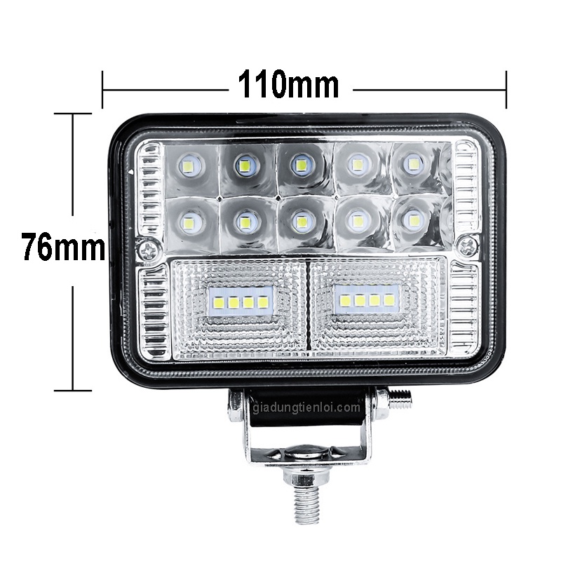 Đèn pha LED 12-24V 54W gắn ô tô – xe nâng - đèn trợ sáng xe tải