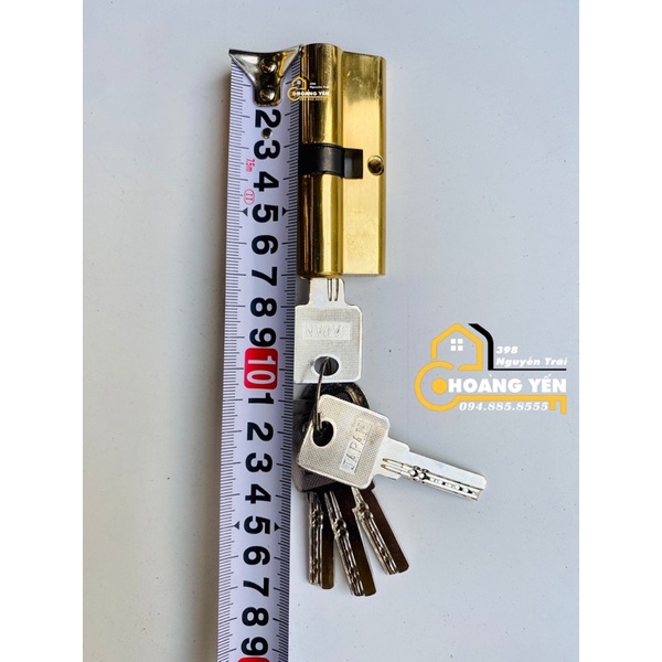 Lõi khoá cửa tay gạt thay thế 7cm - 8cm, ruột khoá cửa thay thế cửa chính, thông phòng, ban công, vệ sinh