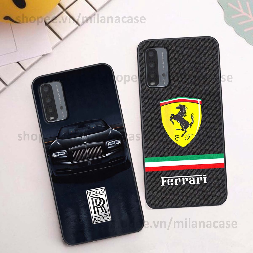 Ốp Xiaomi Redmi 9T in hình các thương hiệu nổi tiếng trẻ trung thể thao cá tính