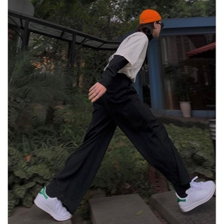 Quần Tây Vitex Ống Rộng Phủ Giày Nam Nữ Hàng thiết kế - Black