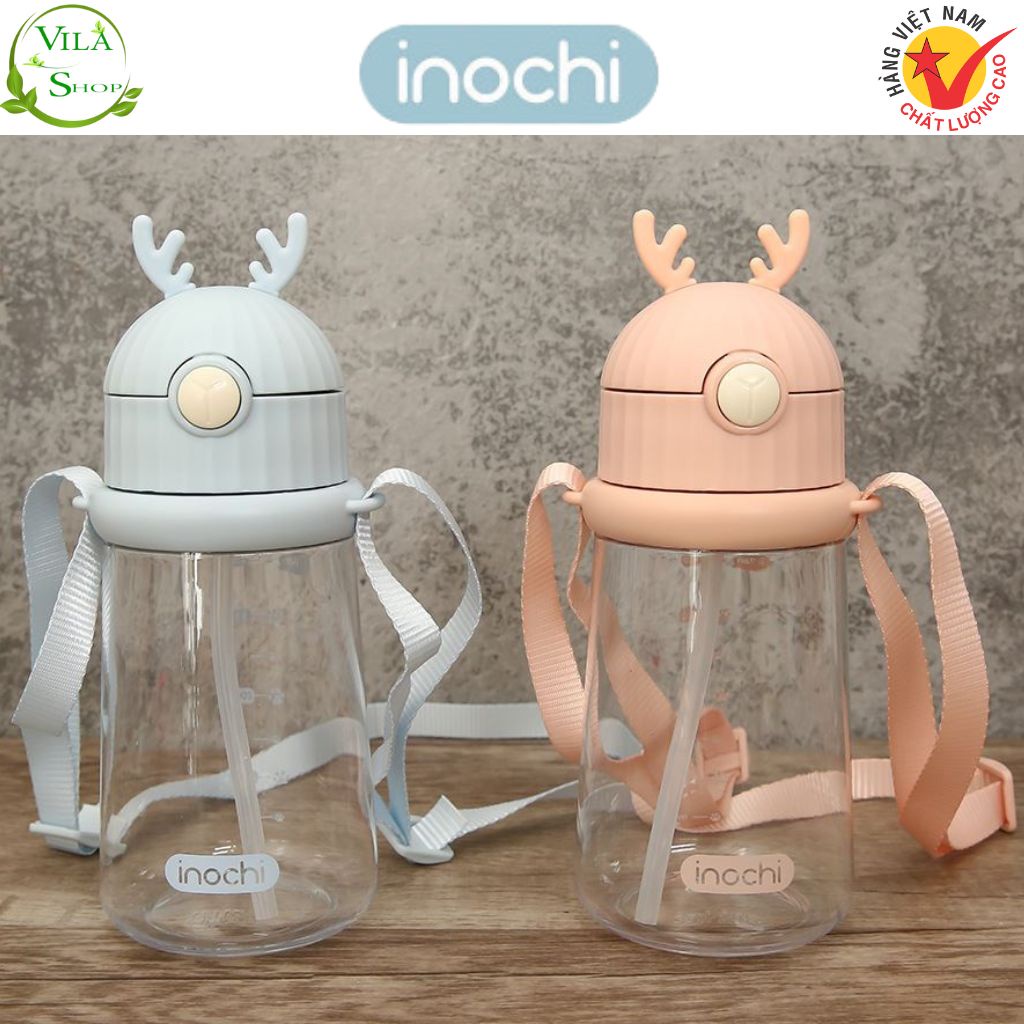 Bình Nước Đi Học, Bình Nước Cho Bé 350ml - 450ml Sản Phẩm Bình Nước Cao Cấp Inochi An Toàn - Không Mùi - Kháng Khuẩn