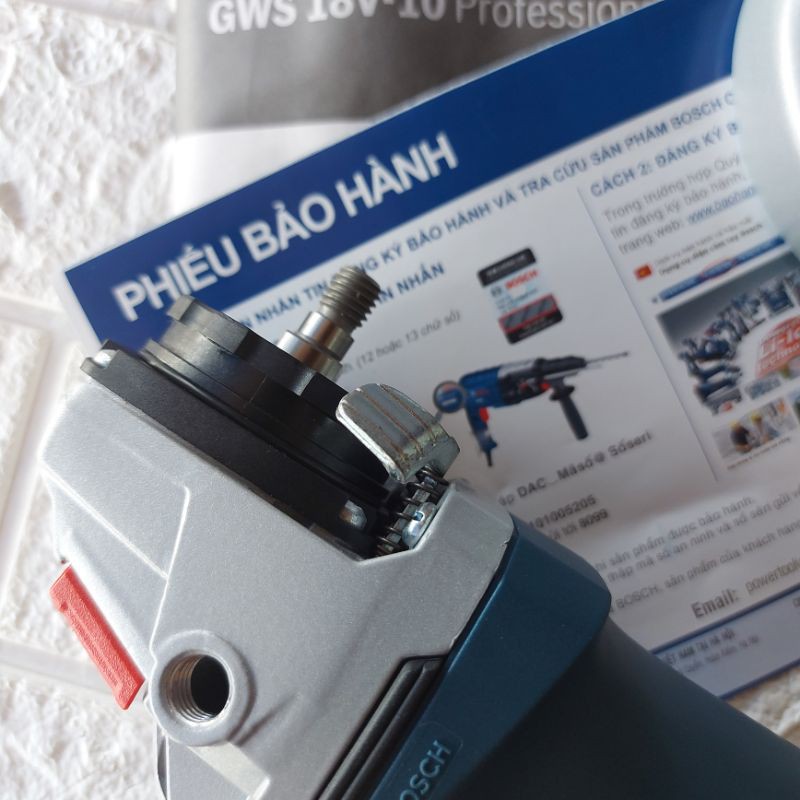 THÂN MÁY MÀI GÓC PIN 18V BOSCH CHÍNH HÃNG GWS 18V-10