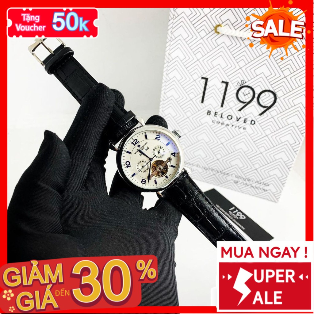 Đồng hồ cơ - Đồng Hồ Dây Da Nam 43mm Fom Size Chuẩn Chống Nước Chống Xước Tốt Bảo Hành 6 Tháng 5100T - 1199 Watches | BigBuy360 - bigbuy360.vn