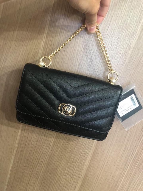 [LL20FBF054] Túi LYN Quai Xích Viền Chỉ ADA HANDBAG