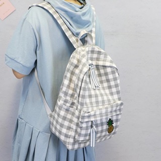 [ORDER] Balo Dứa kẻ caro