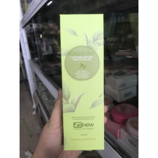 (Giá sỉ ) Tẩy da chết trà xanh cao cấp Hàn Quốc Benew Green Tea Peeling Gel (120ml)