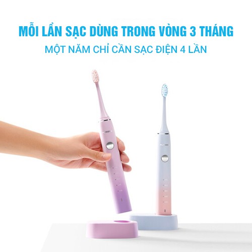 [Tặng Đầu Bàn Chải] Bàn Chải Điện Flyco FT7105VN Kháng Nước IPX7 5 Chế Độ Làm Sạch Chuẩn Nha Khoa - Hàng Chính Hãng