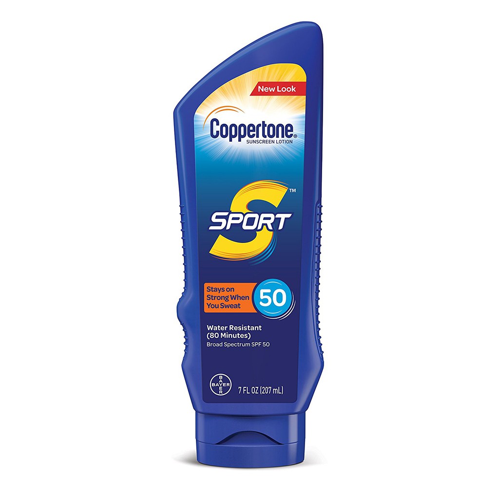 Kem chống nắng thể thao Coppertone Sport Sunscreen SPF 50 Lotion 207ml/259ml (Mỹ)