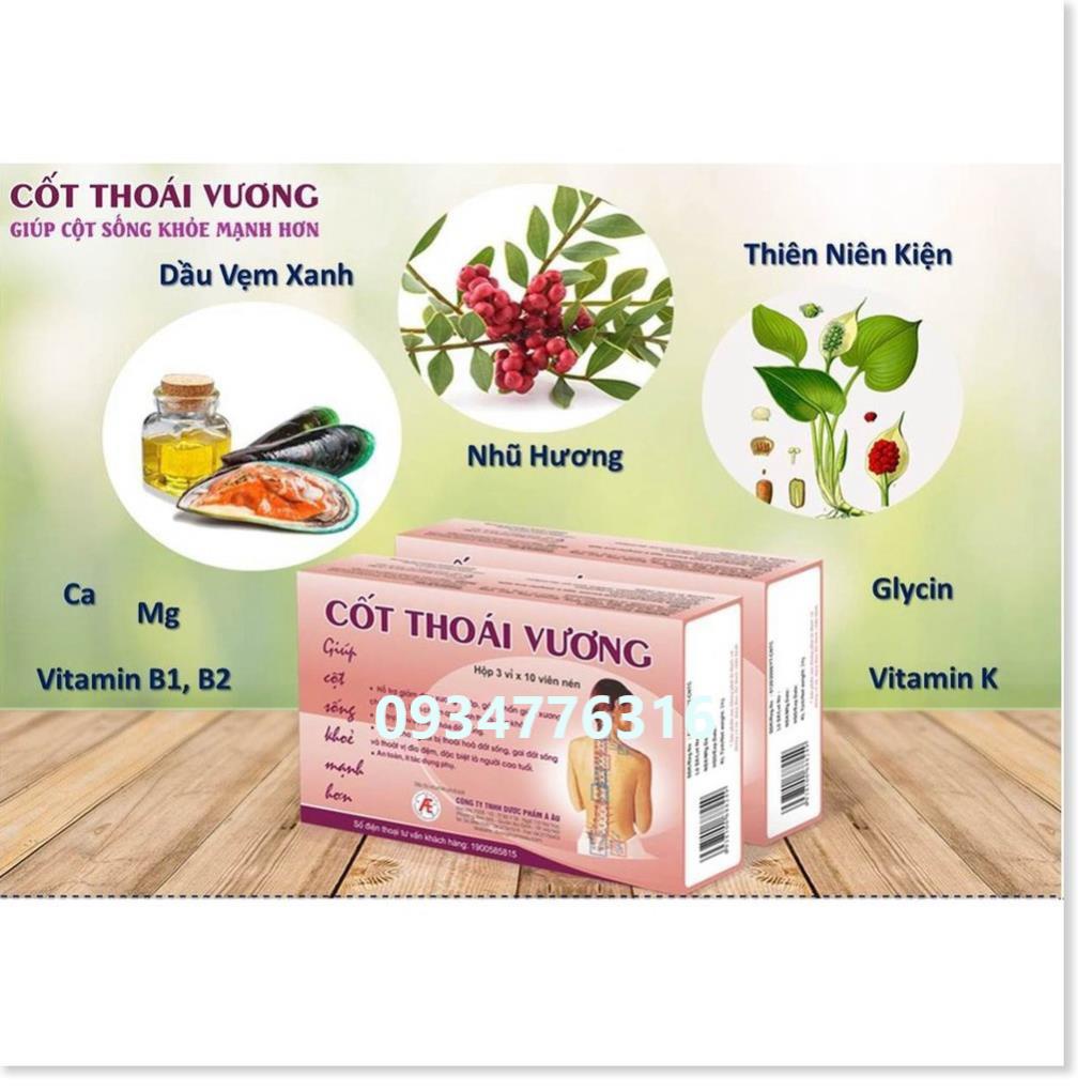 ✅ Viên Uống CỐT THOÁI VƯƠNG- 3 vỉ x 10 viên