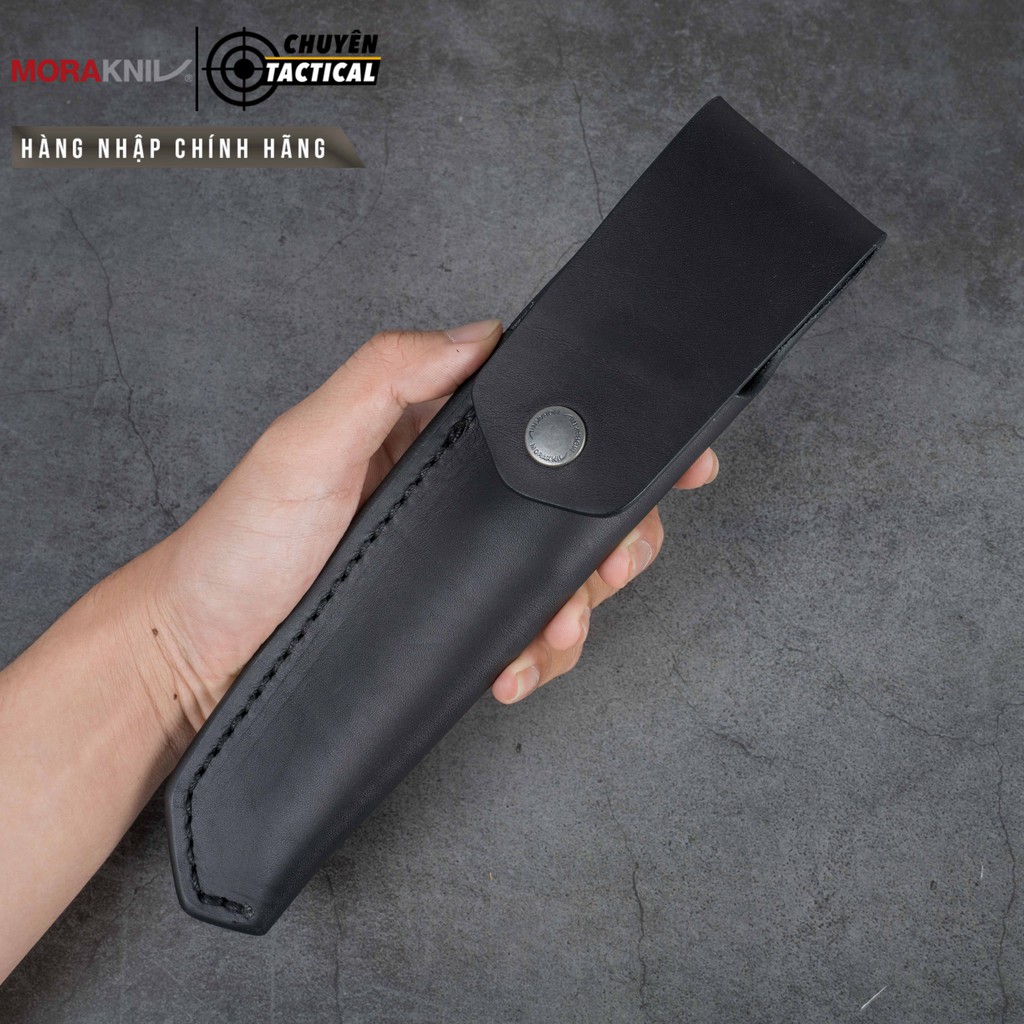 Dung cụ dao phượt, dao dã ngoại Morakniv® Garberg (Bao Da) - Thép Không Gỉ - Hàng nhập Chính hãng - Made in Sweden