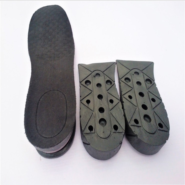 Độn giày tăng chiều cao nhiều lớp có thể tháo rời, lót giày CẢ BÀN đệm khí êm chân siêu tiện ích mã DG05 - màu ĐEN