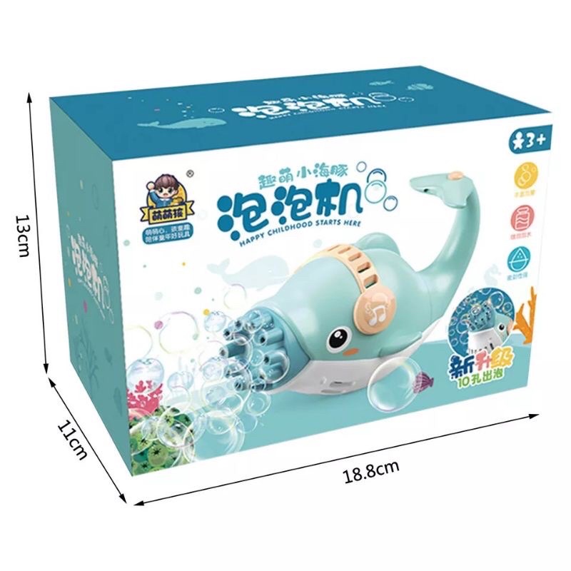 Cá heo thổi bong bóng xà phòng