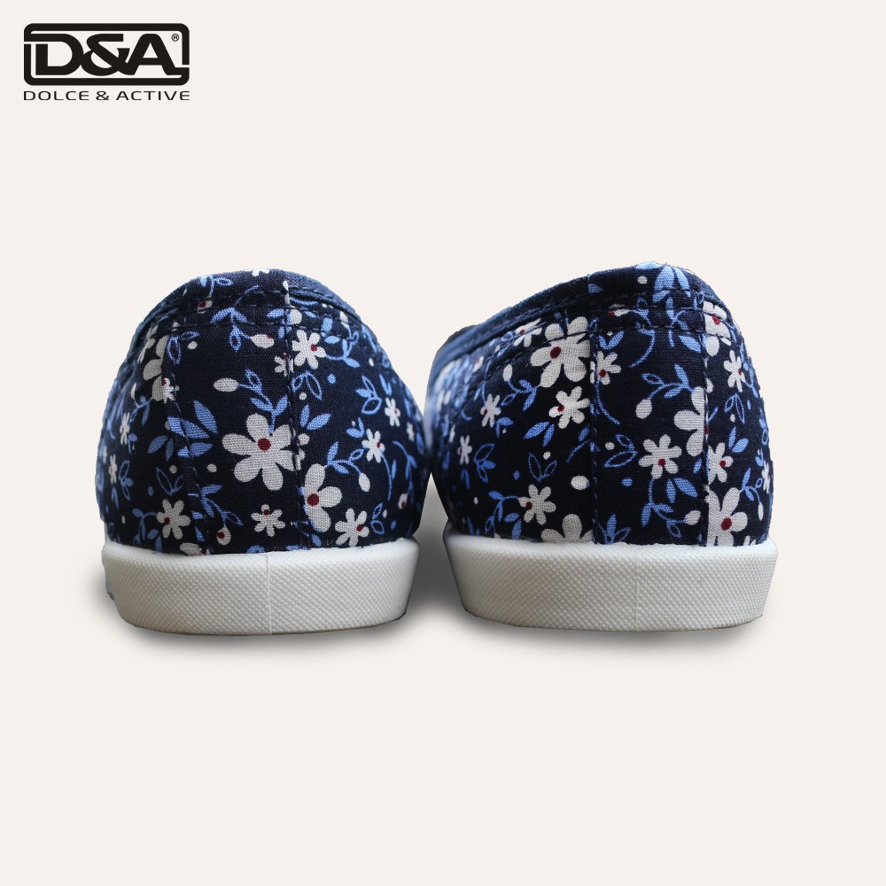 Giày slipon nữ EPL1912 hoa nhí trắng xnh | BigBuy360 - bigbuy360.vn