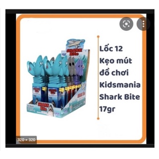 Lốc 12 chiếc Kẹo đồ chơi cá sấu Gator Chomp, cá mập Shark Bite Mỹ