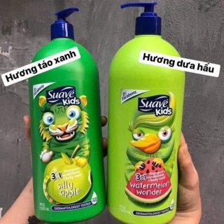 ( Chai 1.18 lít) Sữa tắm gội Suave kid cho bé