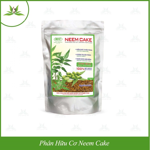 Phân Hữu Cơ Neem Cake 750GRAM Ngăn ngừa và kiểm soát hiệu quả ấu trùng các loài côn trùng có hại trong đất Neemcake