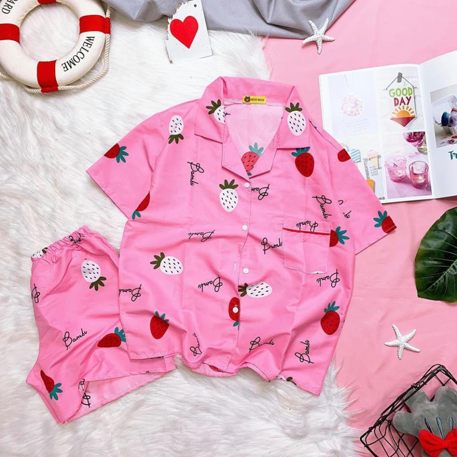 Đồ Bộ Pijama Kate Baby Tay Ngắn Quần Đùi Họa Tiết Hoạt Hình Dễ Thương Form 20-28KG