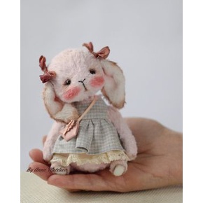 DIY nguyên liệu tự thêu thỏ bông mini size- kit handmade RABBIT tự làm quà tặng- BÁCH HÓA NA NA