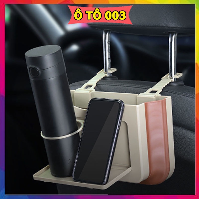 Hộp đựng đồ sau ghế ô tô xe hơi nhựa ABS cao cấp