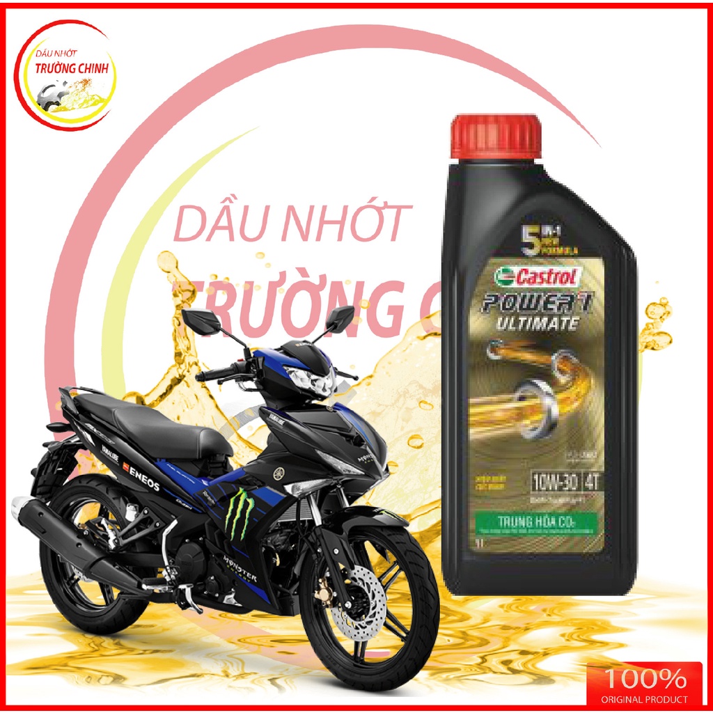 Nhớt Castrol Power 1 ULTIMATE 10W30 dành cho xe số, tay côn mới