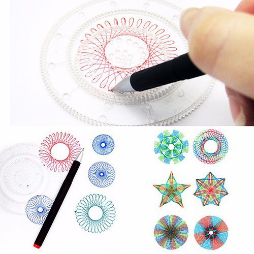 Bộ thước vẽ nghệ thuật sáng tạo SPIROGRAPH