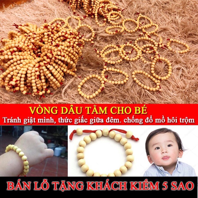 Vòng dâu tằm cho bé 1 chiếc chống tà ma, giật mình hiệu quả