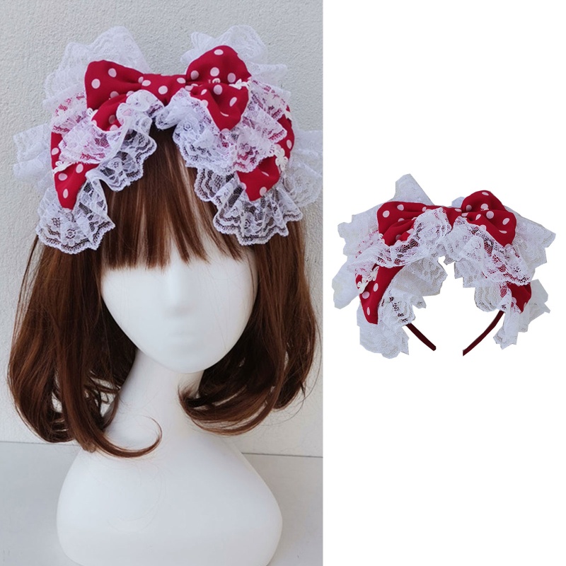 Băng Đô Nơ Ren Xinh Xắn Dành Cho Nữ