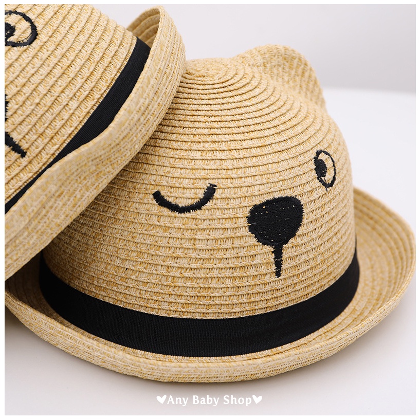 Nón cói cho bé trai bé gái siêu xinh hình bé gấu cute với nhiều size xinh yêu(hàng có sẵn)❣❣