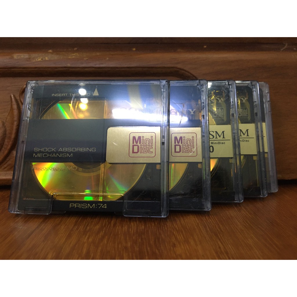 Bộ 5 Đĩa MD Trắng Sony Gold