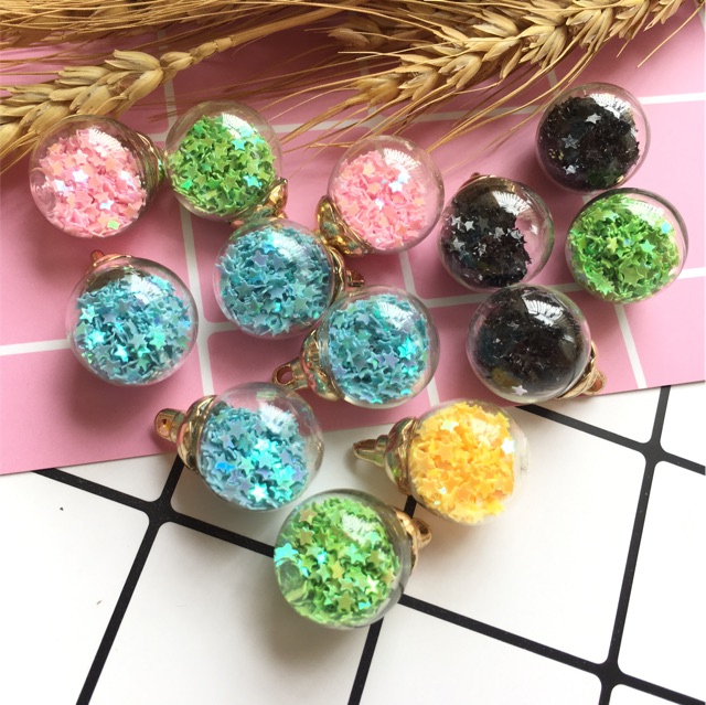 Hạt chứa sao/phụ kiện vòng tay/ khuyên tai