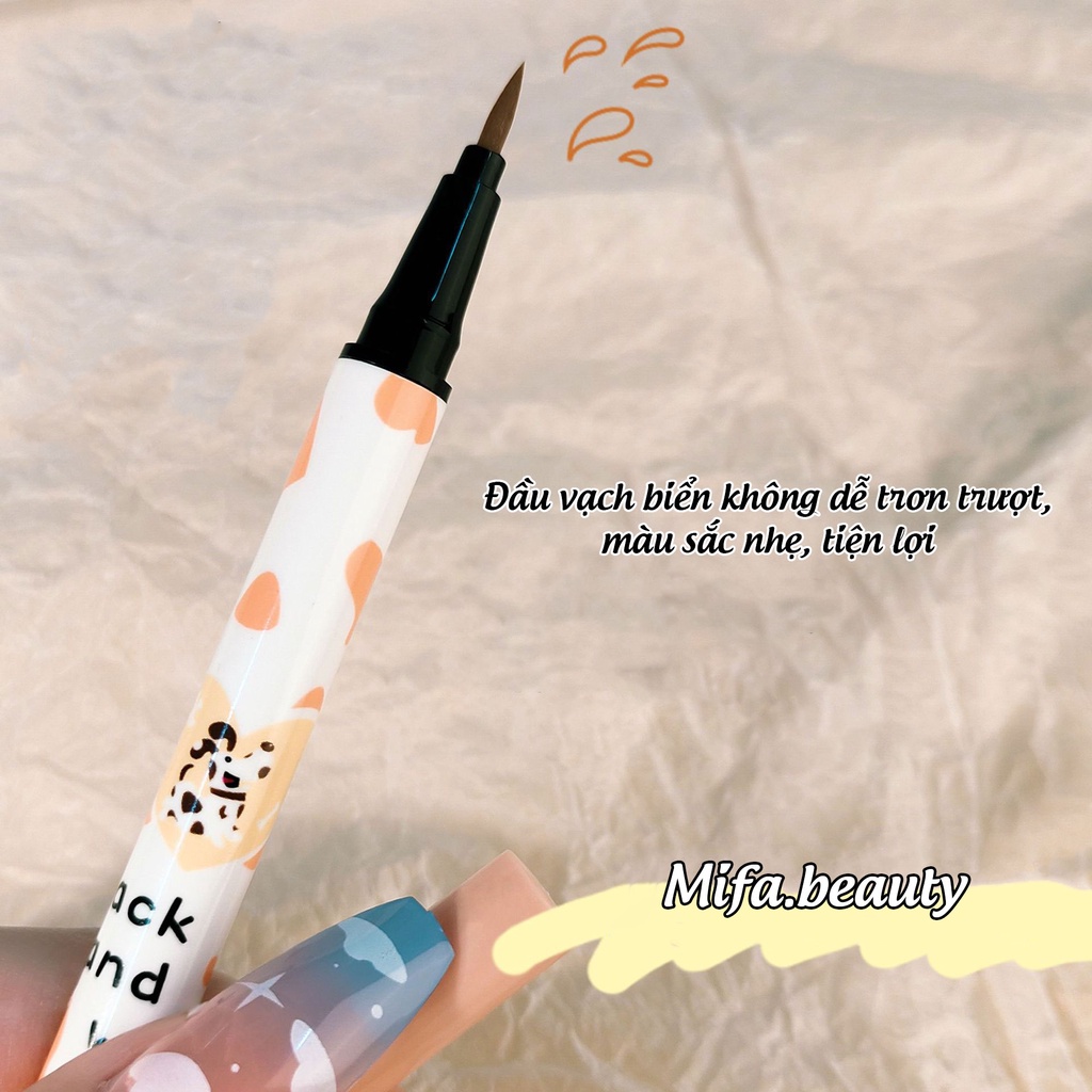 Kẻ mắt nước Liangnishi, bút kẻ mắt nước nội địa trung Eyeliner siêu mịn nhanh khô chống thấm nước, không lem Mifa