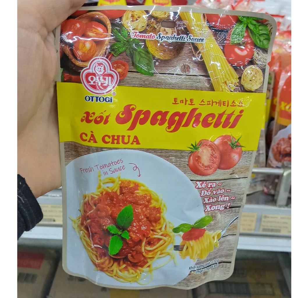 Sốt trộn mì ý spaghetti ăn liền 110g - 스파게티 소스