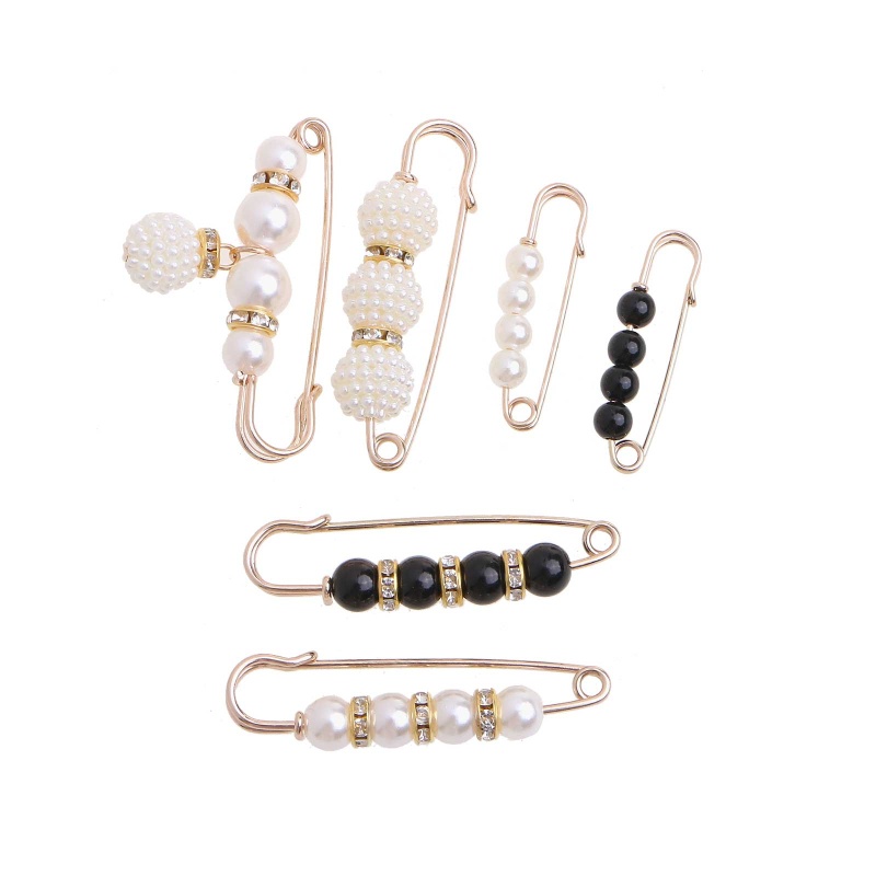 Ghim Cài Áo Đính Ngọc Trai Nhân Tạo Chống Chói Thời Trang Cho Nữ